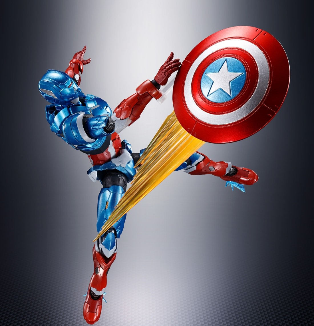 S.H.Figuarts Captain America (Tech-On Avengers) (Completed)-Bandai-Ace Cards &amp; Collectibles