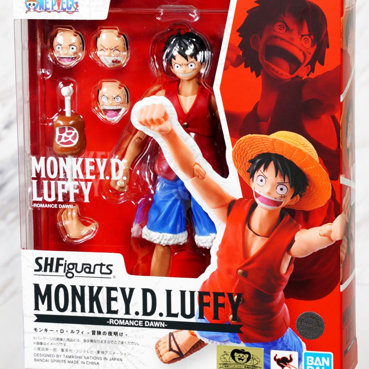 S.H.Figuarts Monkey D. Luffy (Romance Dawn)-Bandai-Ace Cards &amp; Collectibles