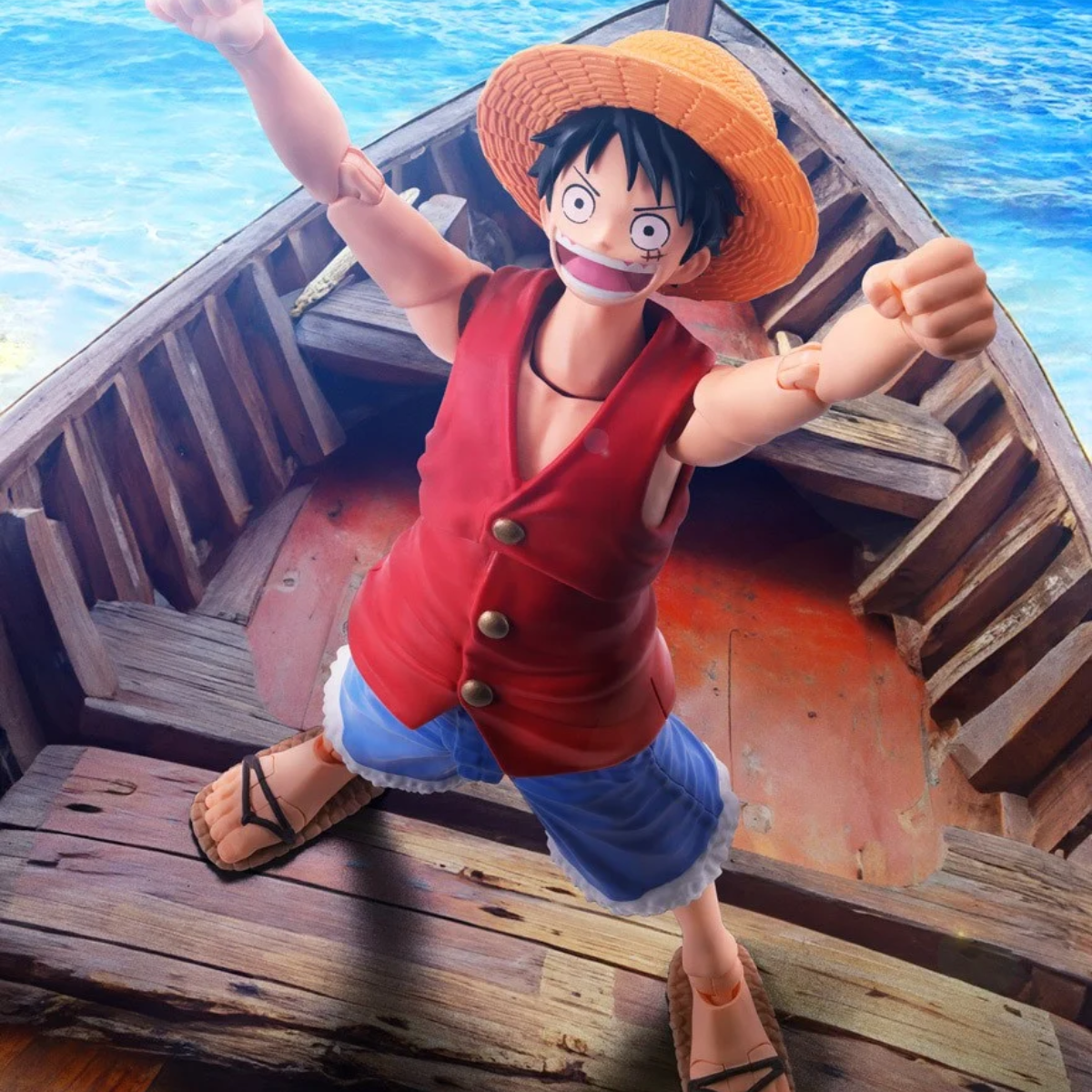 S.H.Figuarts Monkey D. Luffy (Romance Dawn)-Bandai-Ace Cards &amp; Collectibles