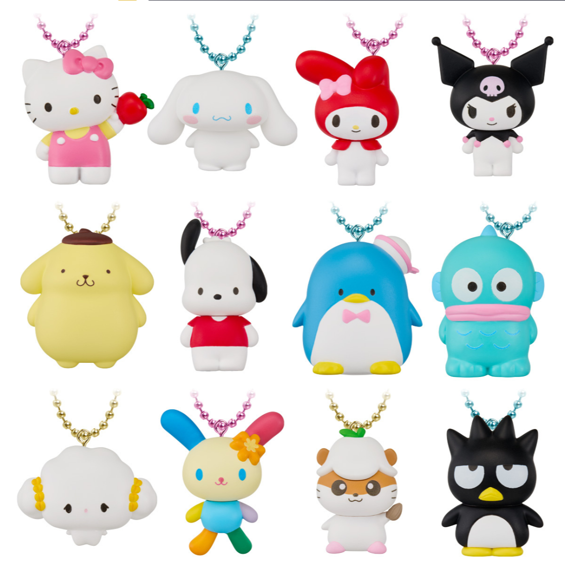 Sanrio Character Rubber Mascot Gummi-Single Pack (Random)-Bandai-Ace Cards & Collectibles