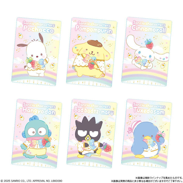 Sanrio Characters Celebration of The Strawberry News 50th Anniversary Wafer 10-Single Pack (Random)-Bandai-Ace Cards & Collectibles