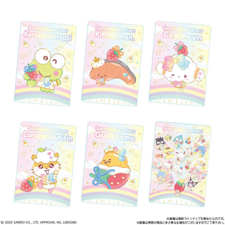 Sanrio Characters Celebration of The Strawberry News 50th Anniversary Wafer 10-Single Pack (Random)-Bandai-Ace Cards & Collectibles