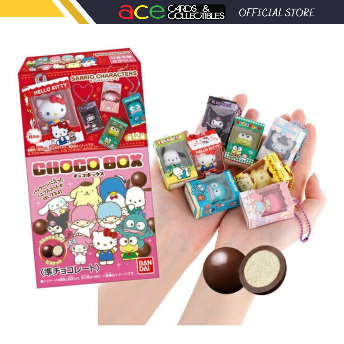 Sanrio Characters Chocobox Collection with Box Figure-Single Pack (Random)-Bandai-Ace Cards & Collectibles