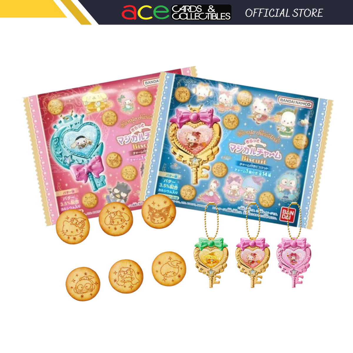 Sanrio Characters Ribbon Charm Biscuit-Single Pack (Random)-Bandai-Ace Cards & Collectibles