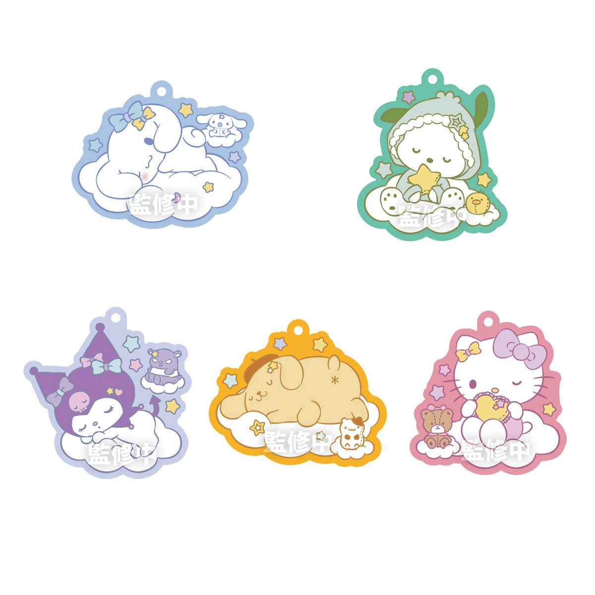 Sanrio Characters Rubber Mascot Gummi 6-Single Pack (Random)-Bandai-Ace Cards & Collectibles