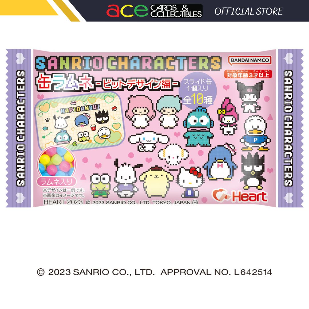 Sanrio Characters Tinbox Ramune Bit Design Ver. Wafer-Single Pack (Random)-Bandai-Ace Cards & Collectibles