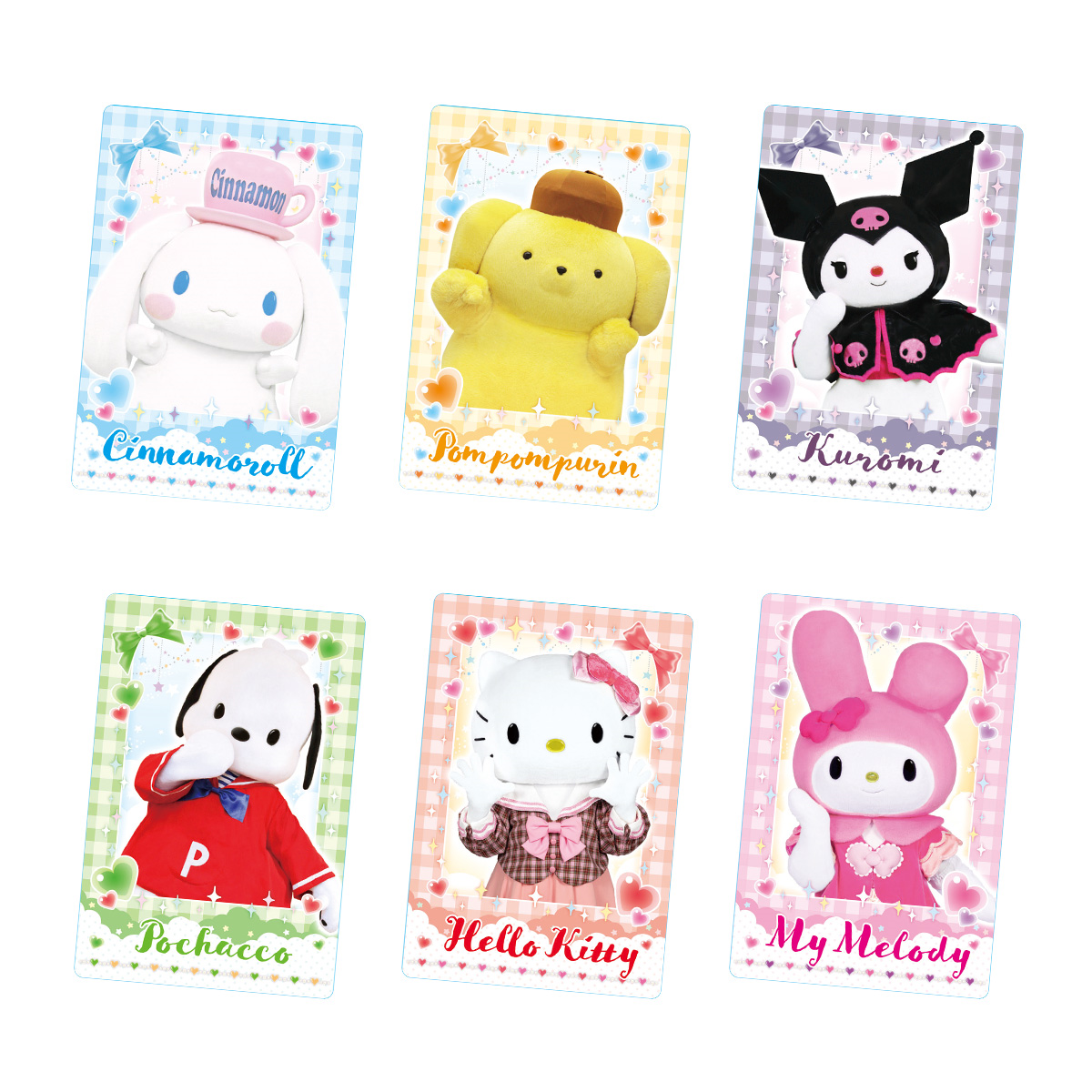 Sanrio Characters Twin Wafers Live Character Ver.-Single Pack (Random)-Bandai-Ace Cards &amp; Collectibles