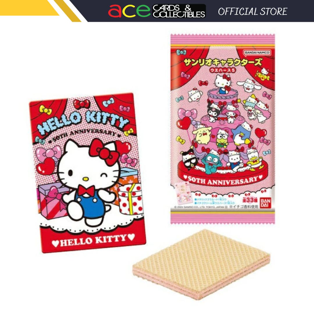Sanrio Characters Wafer 5-Single Pack (Random)-Bandai-Ace Cards & Collectibles