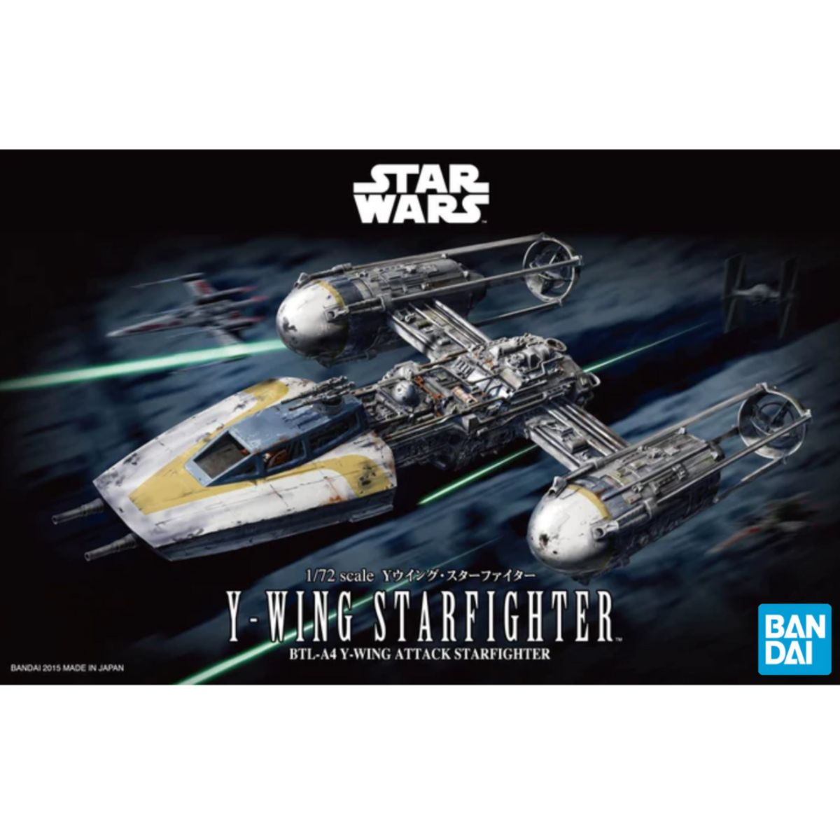 Star Wars Vehicle Model 1/72 Y-Wing Starfighter-Bandai-Ace Cards & Collectibles