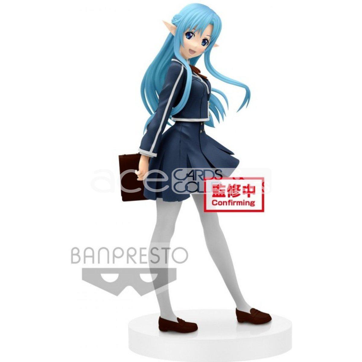 Sword Art Online EXQ &quot;Asuna&quot; (School Unifrom Ver.)-Bandai-Ace Cards &amp; Collectibles