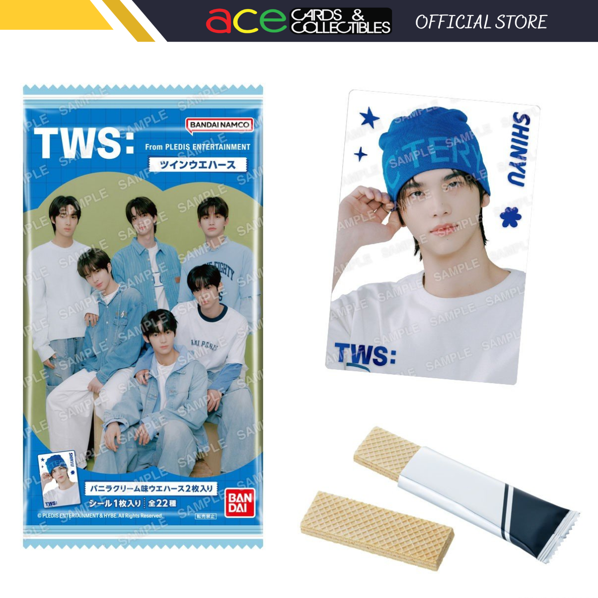 TWS From PLEDIS ENTERTAINMENT Twin Wafer-Single Pack (Random)-Bandai-Ace Cards & Collectibles