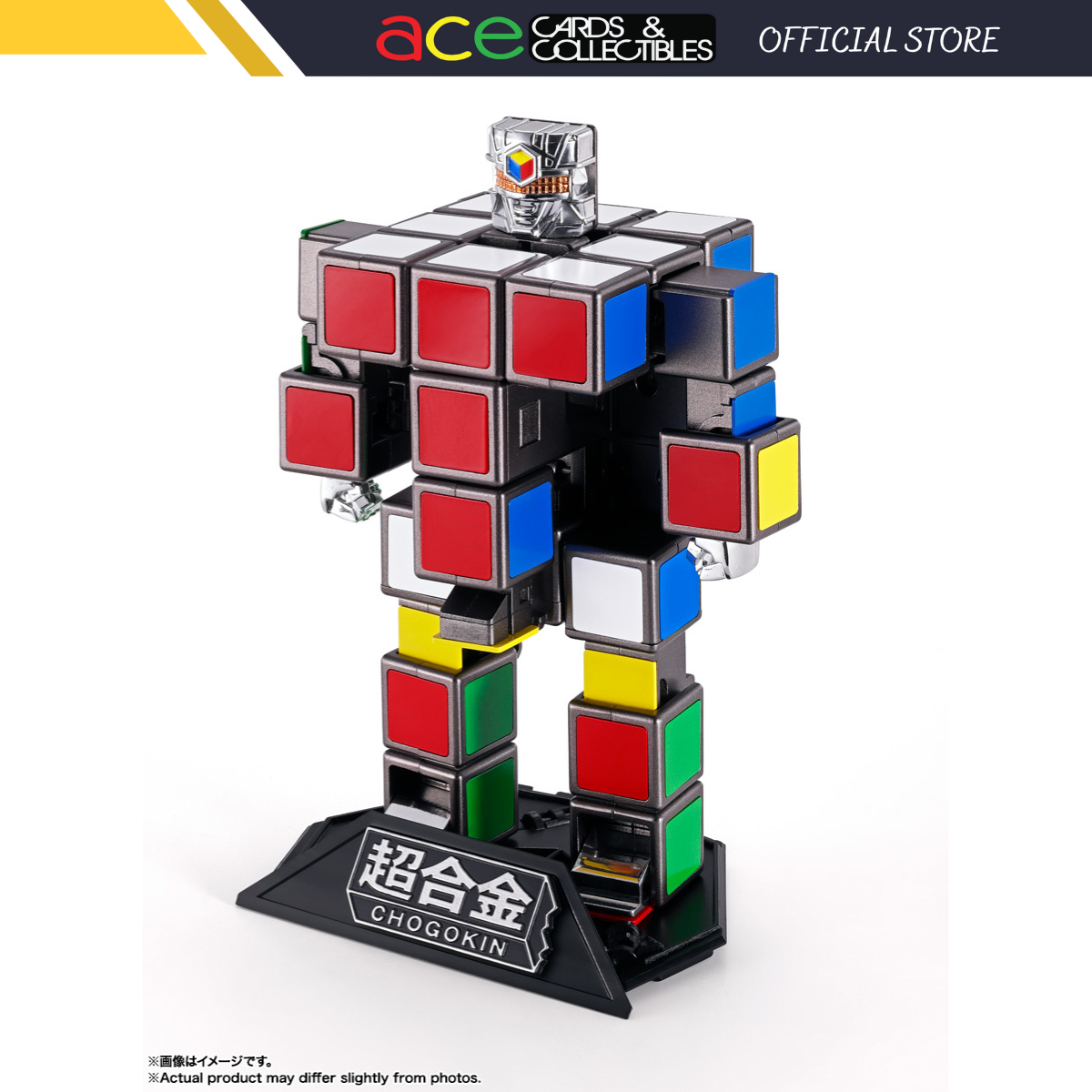 Tamashii Chogokin Rubik&#39;s Cube Robo-Bandai-Ace Cards &amp; Collectibles