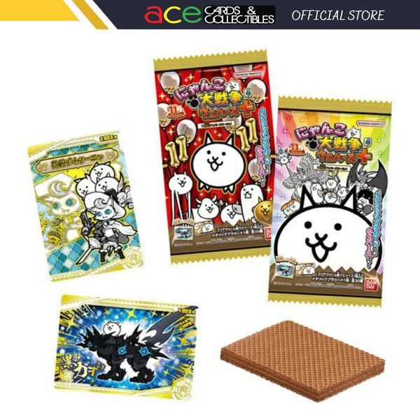 The Battle Cats + 4 -11th Anniversary Nya! Wafer-Single Pack (Random)-Bandai-Ace Cards & Collectibles