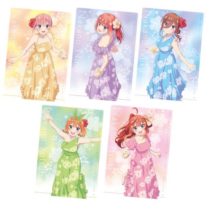 The Quintessential Quintuplets Wafer Metallic Card Collection Vol.5-Single Pack (Random)-Bandai-Ace Cards & Collectibles