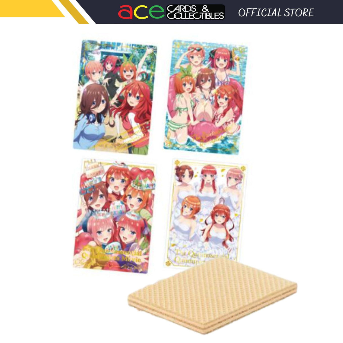 The Quintessential Quintuplets Wafer-Single Pack (Random)-Bandai-Ace Cards &amp; Collectibles