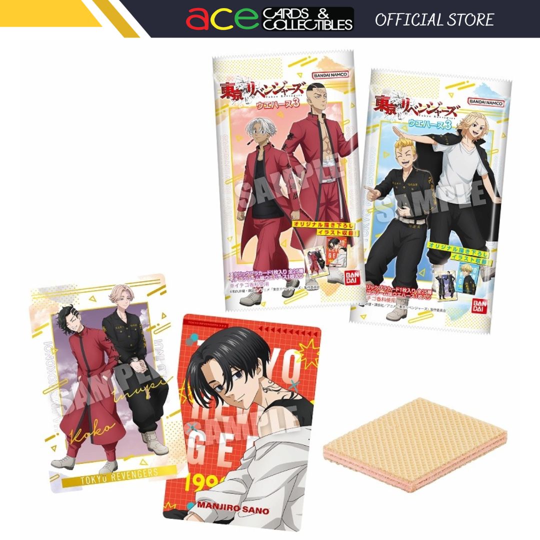 Tokyo Revengers Wafers 3-Single Pack (Random)-Bandai-Ace Cards & Collectibles