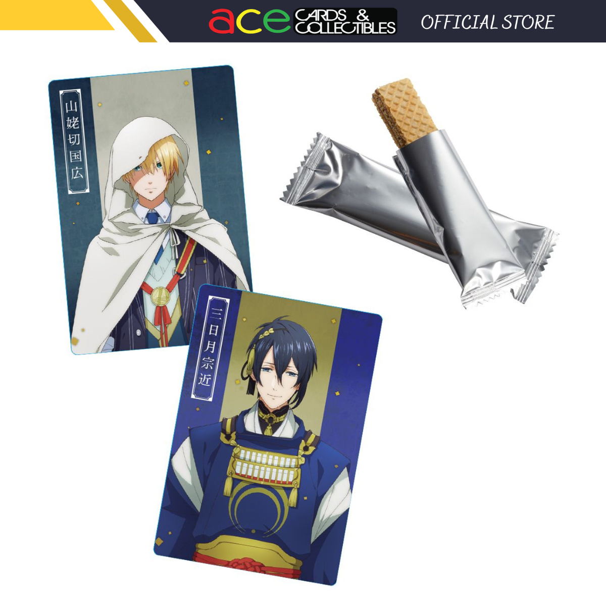 Touken Ranbu Kai: Kyoden Moyyru Honnoji Twin Wafer-Single Pack (Random)-Bandai-Ace Cards &amp; Collectibles