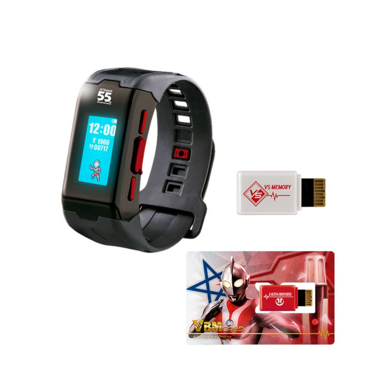 Ultraman 55th Anniversary [Vital Bracelet Characters 6 Ultra Brothers PBandai / Ultraman Tiga / VBM Card Set Vol 1]-VB Set 55th Edition-Bandai-Ace Cards & Collectibles