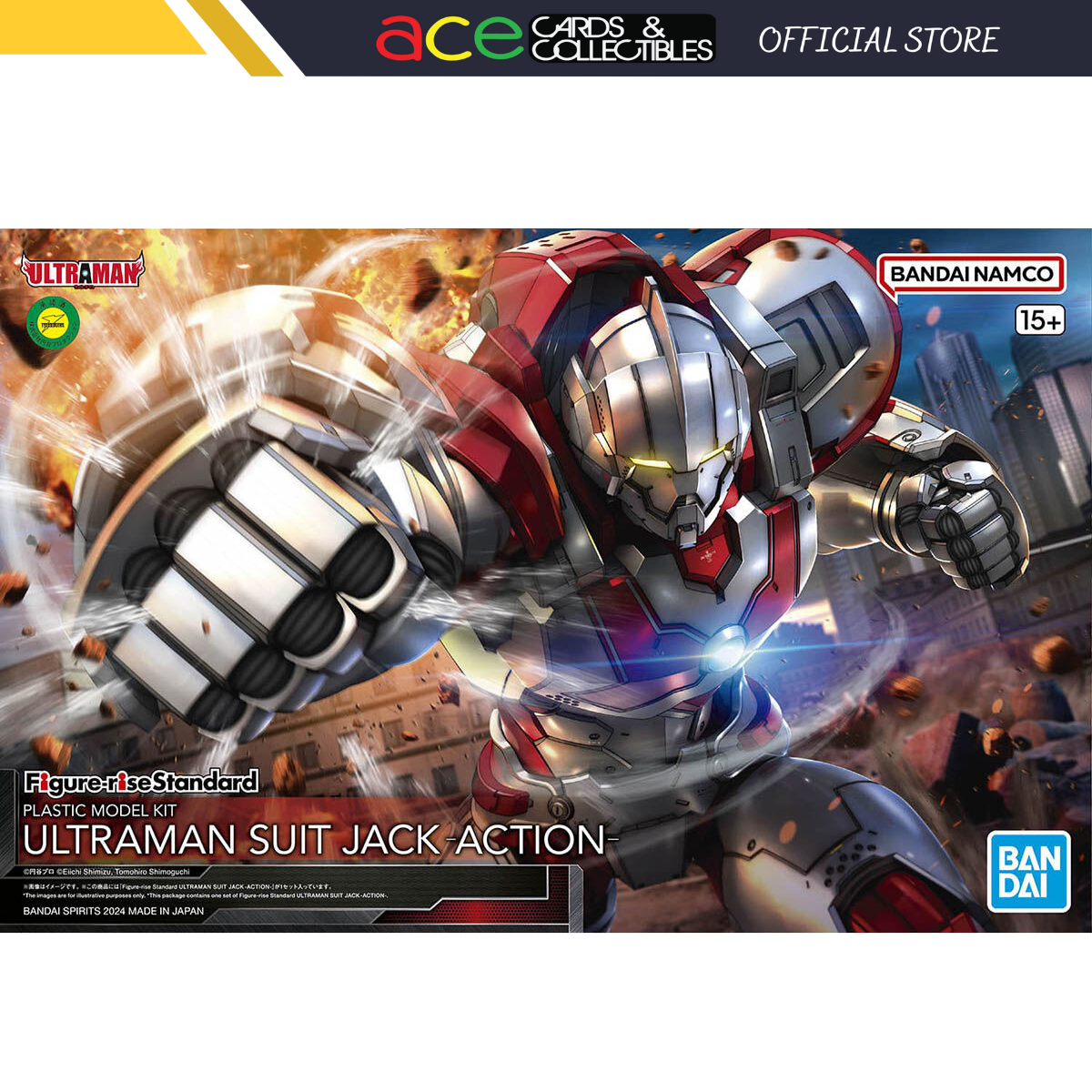 Ultraman Figure-rise Standard Ultraman Suit Jack Action-Bandai-Ace Cards &amp; Collectibles