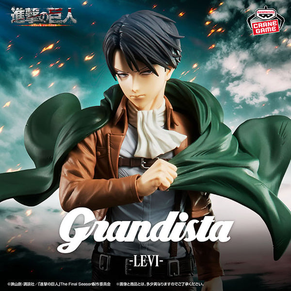 Attack on Titan Grandista "Levi"-Banpresto-Ace Cards & Collectibles