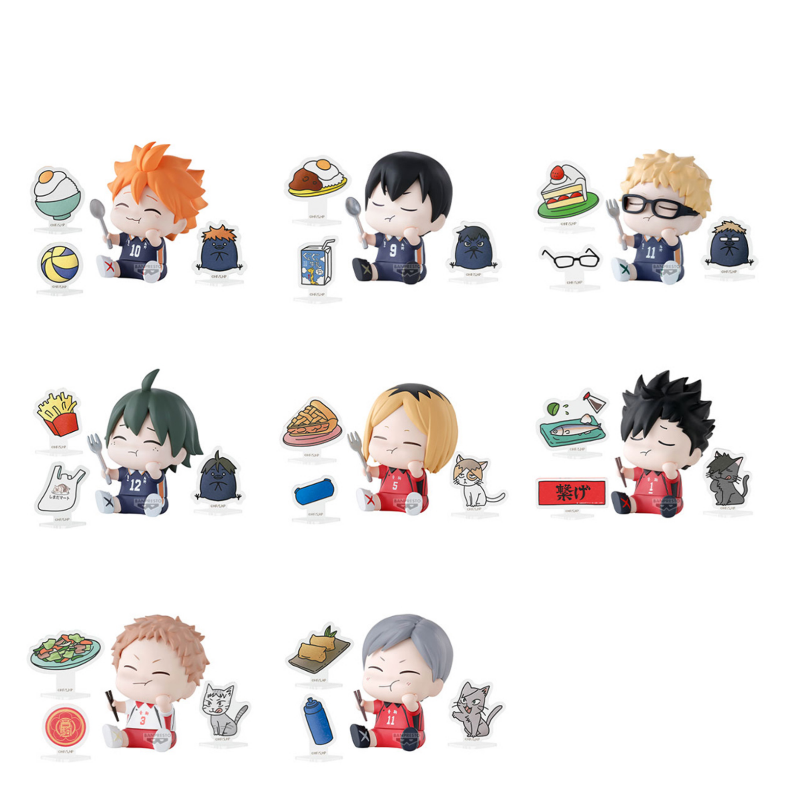 Banpresto x Haikyu!! Happy Figure Collection Box [Oversea Limited]-Single Box (Random)-Banpresto-Ace Cards & Collectibles