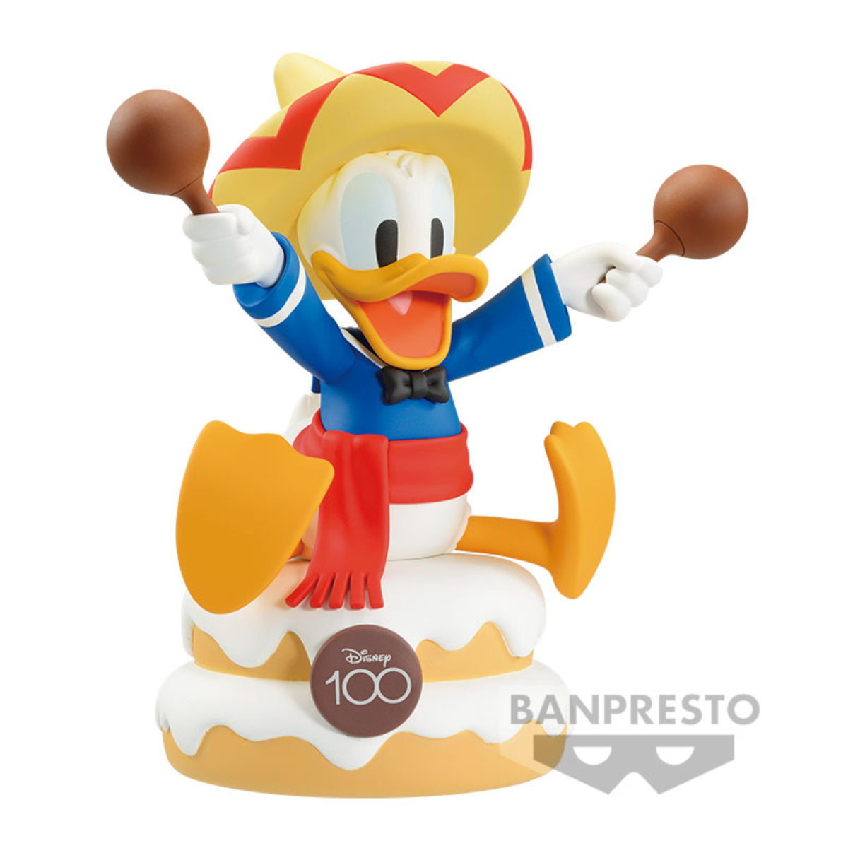 Disney Characters Sofubi Figure "Donald Duck" (Disney 100th Anniversary Ver.)-Banpresto-Ace Cards & Collectibles