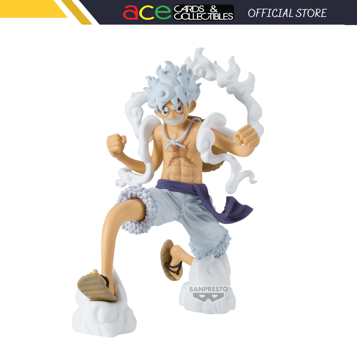 Grandista One Piece "Monkey D. Luffy Gear 5" Prize Figure-Banpresto-Ace Cards & Collectibles