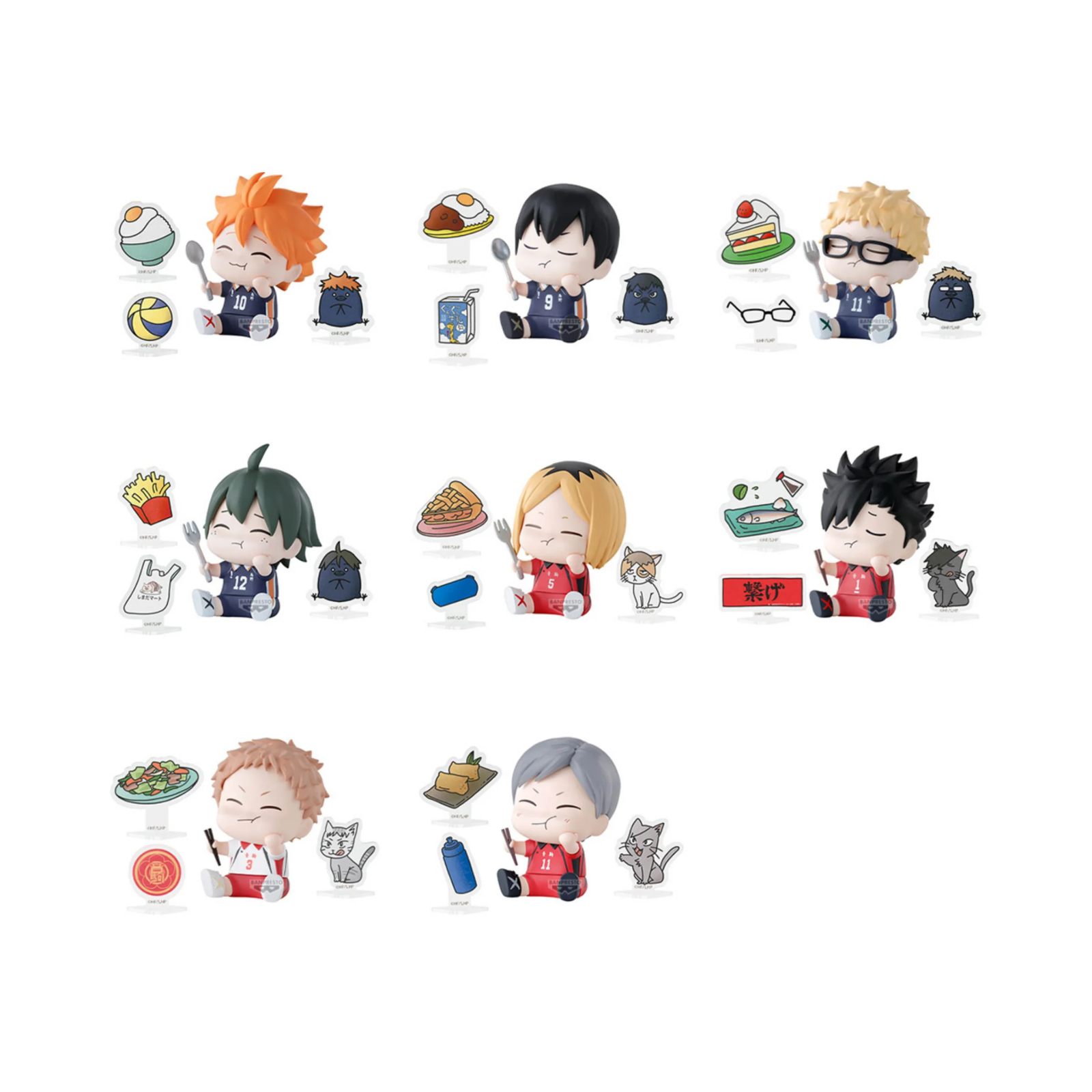 Haikyu!! Happy Figure Collection Box Oversea Limited-Single Box (Random)-Banpresto-Ace Cards & Collectibles