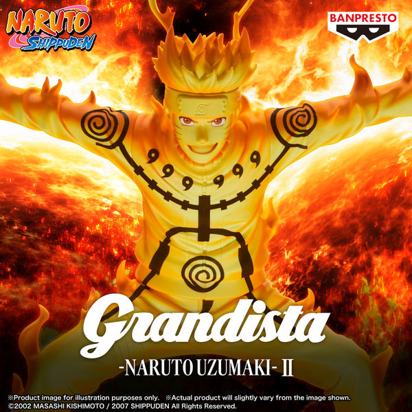Naruto Shippuden Grandista "Naruto Uzumaki" II-Banpresto-Ace Cards & Collectibles
