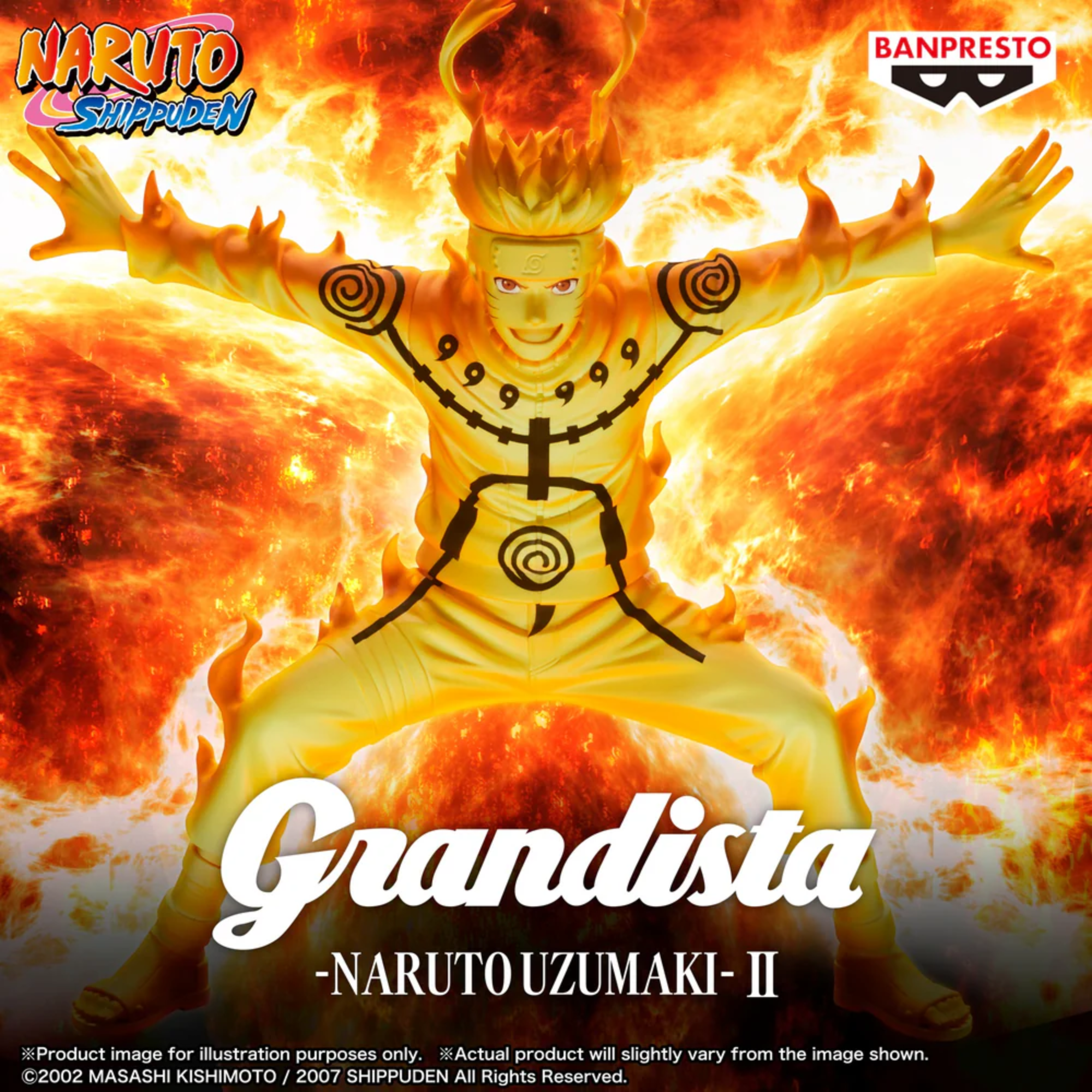 Naruto Shippuden Grandista "Naruto Uzumaki" II-Banpresto-Ace Cards & Collectibles