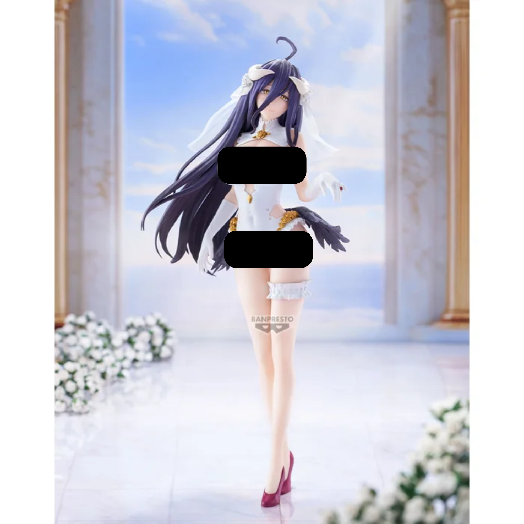 Overlord Glitter & Glamours "Albedo" (Wedding Ver.)-Banpresto-Ace Cards & Collectibles