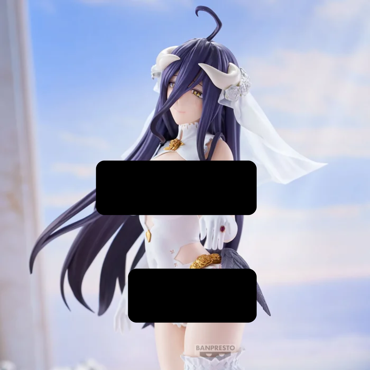 Overlord Glitter & Glamours "Albedo" (Wedding Ver.)-Banpresto-Ace Cards & Collectibles