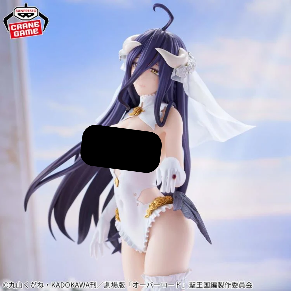 Overlord Glitter & Glamours "Albedo" (Wedding Ver.)-Banpresto-Ace Cards & Collectibles