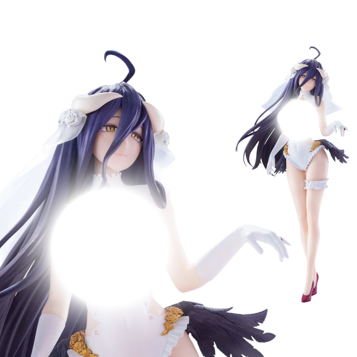 Overlord Glitter & Glamours "Albedo" (Wedding Ver.)-Banpresto-Ace Cards & Collectibles