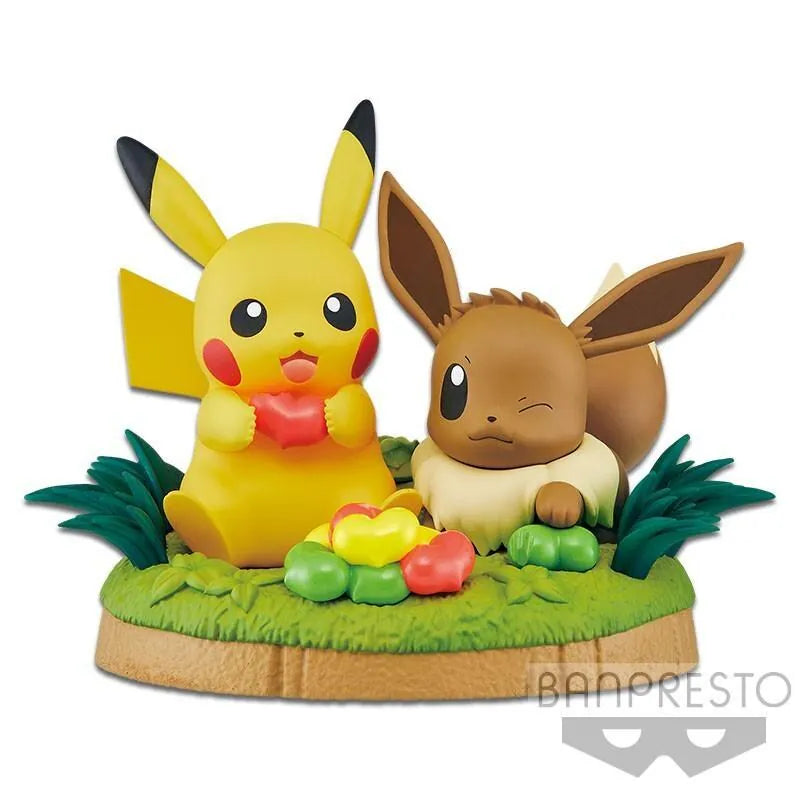 Pokemon Mogumogu Time "Pikachu & Eevee"-Banpresto-Ace Cards & Collectibles