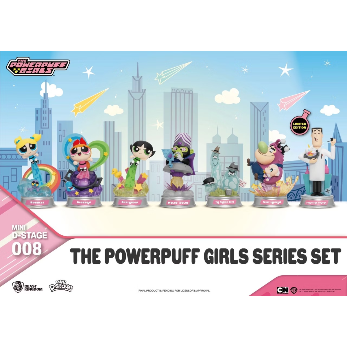 Beast Kingdom: The Powerpuff Girls Series-Whole Box (6pcs)-Beast Kingdom-Ace Cards &amp; Collectibles