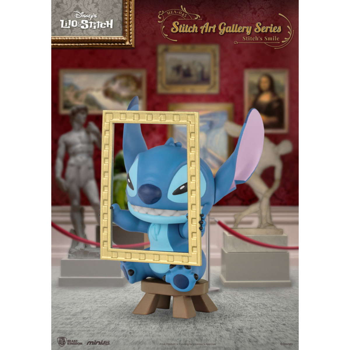 Beast Kingdom x MEA-045 Stitch Art Gallery Series-Single Box (Random)-Beast Kingdom-Ace Cards &amp; Collectibles