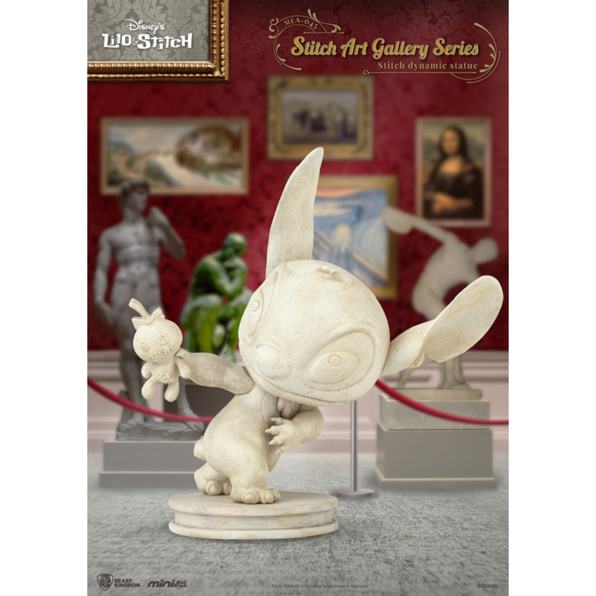 Beast Kingdom x MEA-045 Stitch Art Gallery Series-Single Box (Random)-Beast Kingdom-Ace Cards &amp; Collectibles