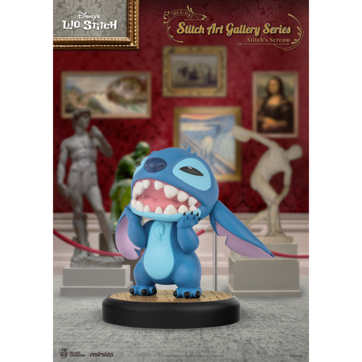 Beast Kingdom x MEA-045 Stitch Art Gallery Series-Single Box (Random)-Beast Kingdom-Ace Cards &amp; Collectibles