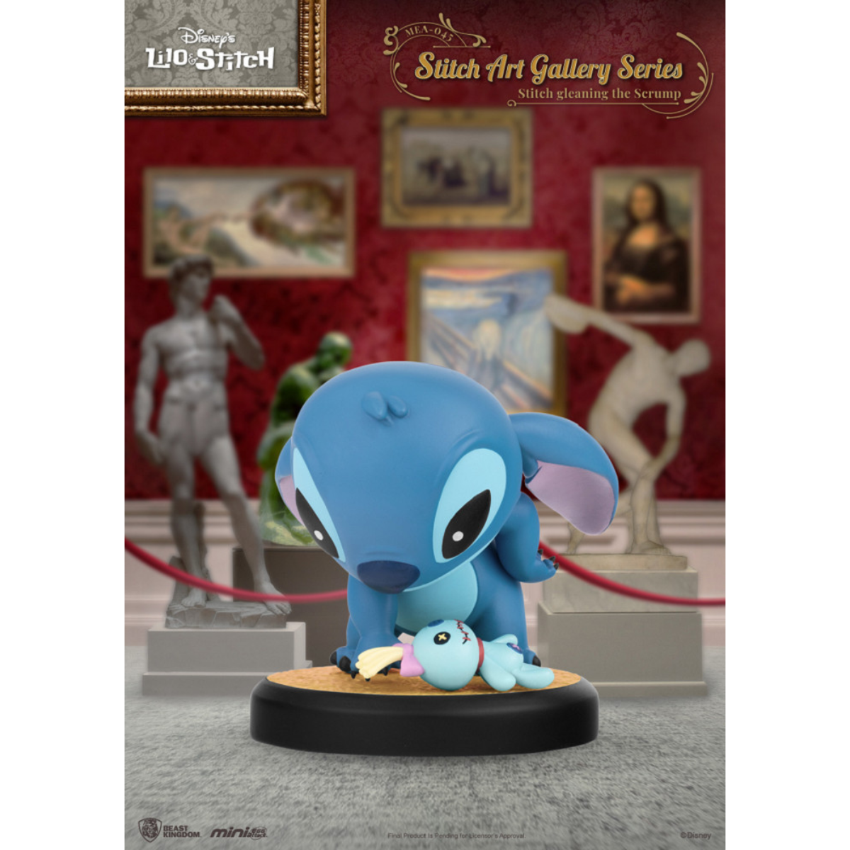 Beast Kingdom x MEA-045 Stitch Art Gallery Series-Single Box (Random)-Beast Kingdom-Ace Cards &amp; Collectibles