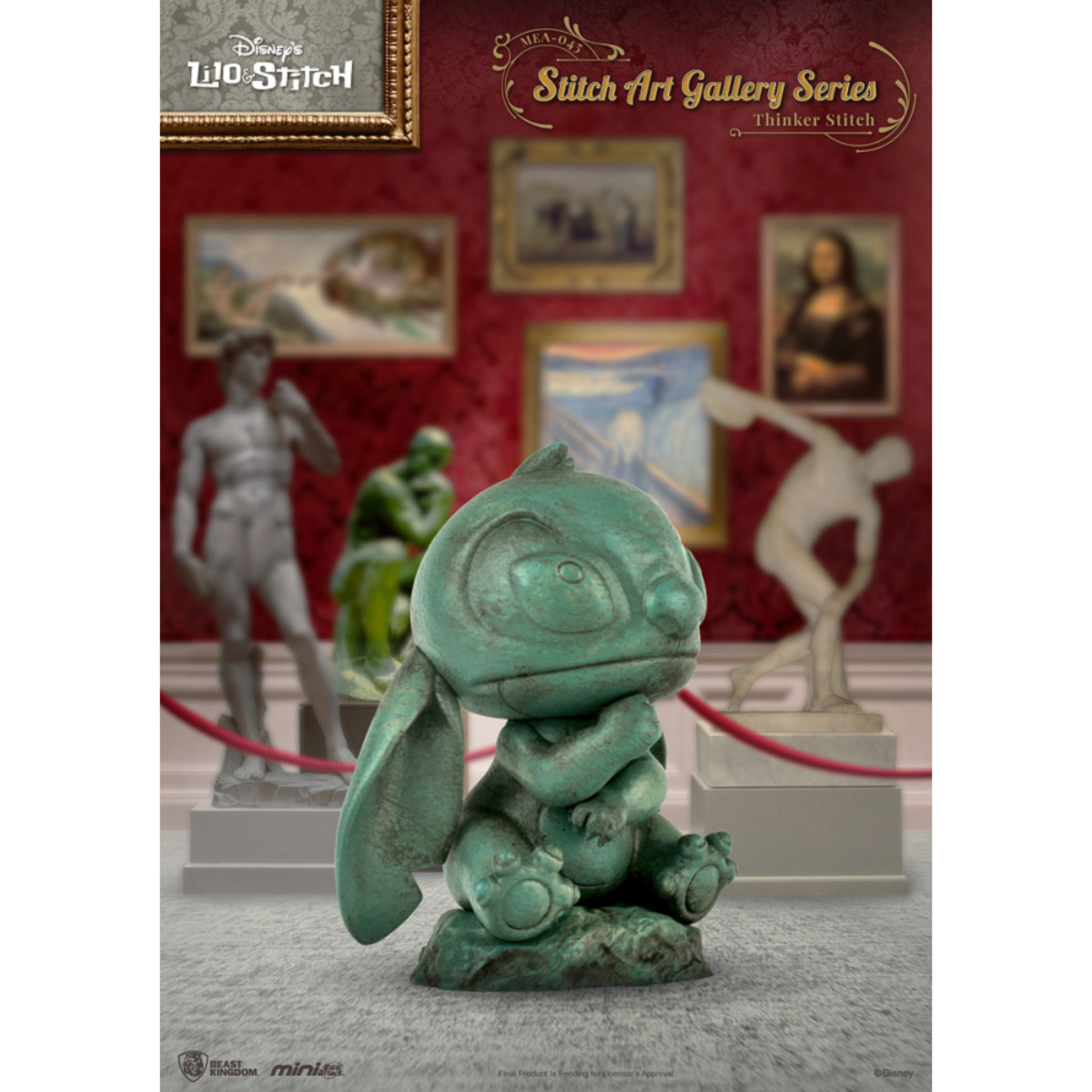 Beast Kingdom x MEA-045 Stitch Art Gallery Series-Single Box (Random)-Beast Kingdom-Ace Cards &amp; Collectibles