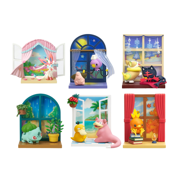 Re-ment Pokemon Windowsill Collection Set of 6