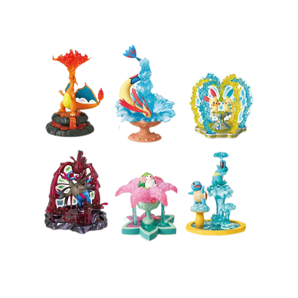 Re-ment Pokemon Shower Splash Set of 6