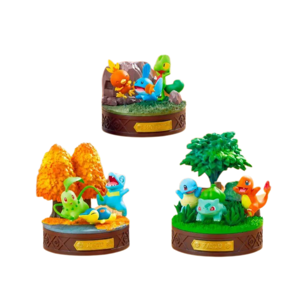 Re-ment Pokemon Journey With You! (The Dawn of Adventure) Set of 3