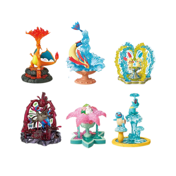 Re-ment Pokemon Shower Splash Set of 6