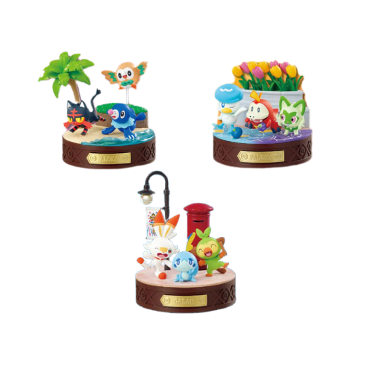 Re-ment Pokemon Journey With You! (The Road to Tomorrow) Set of 3