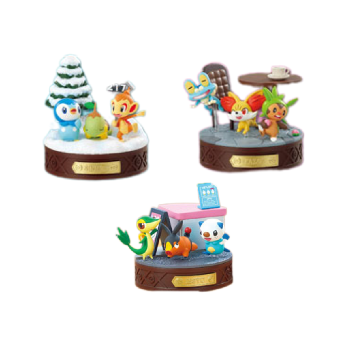 Re-ment Pokemon Journey With You! (A New Journey Begins) Set of 3