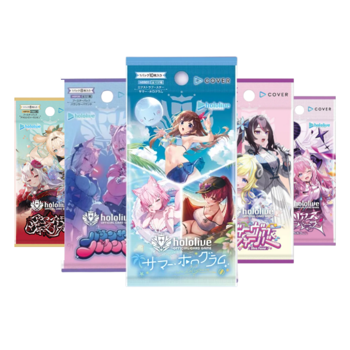 Hololive TCG : Boosters Box "Summer Hologram hEB01/Bounce Bound BP08/Diva Fever BP07"