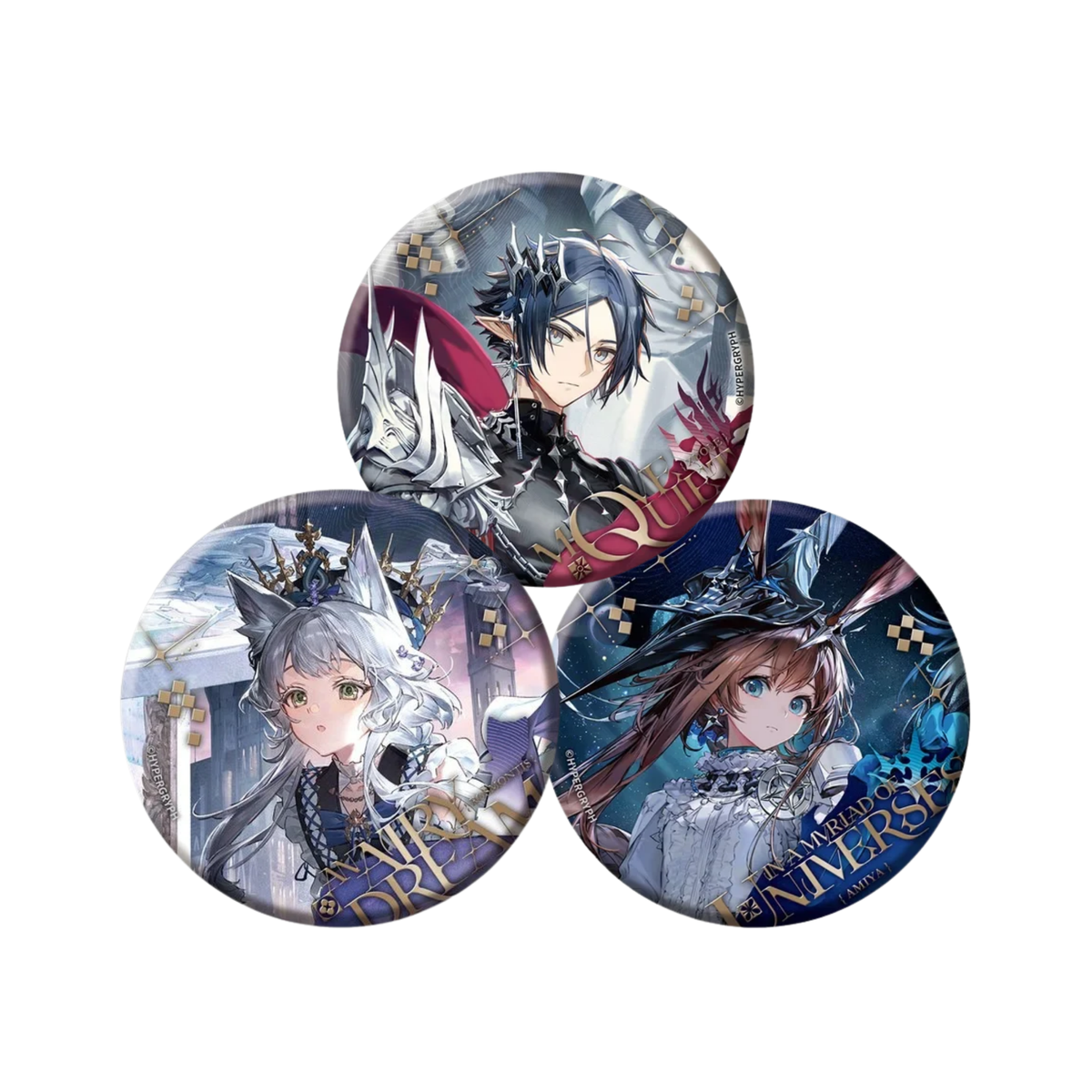 Arknights Wishes From Stars Series Double Flash Pin Badge