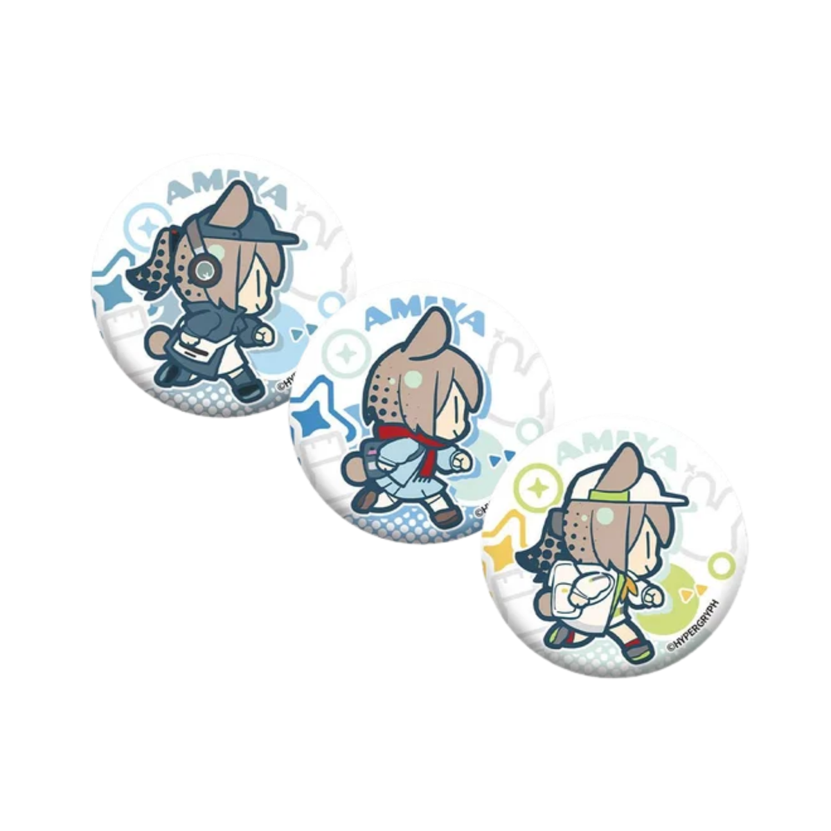 Arknights Wishes From Stars Series GOGOGO Mini Pin Set